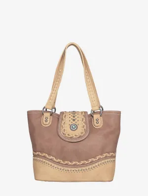 Montana West Concho Flap Concealed Carry Tote