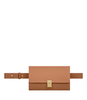 Numéro Sept Belt - Textured Duo Camel