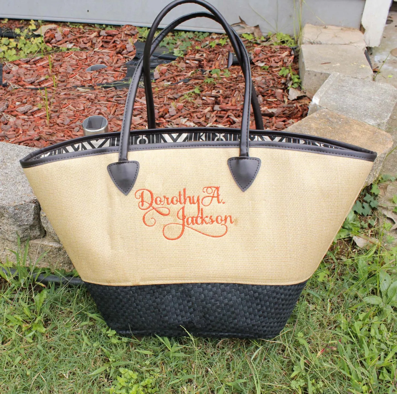 Personalized Large beach bag