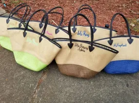 Personalized Large beach bag