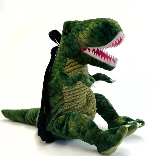 Plush Dinosaur Backpack