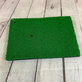 Portable Golf Hitting Mat with Bag Hanger 12 x 8