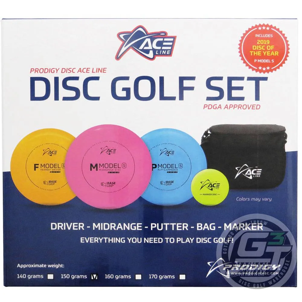 Prodigy Ace Line 3-Disc w/ Bag Beginner Disc Golf Set