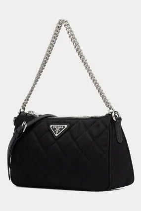 Quilted Chain Crossbody Bag