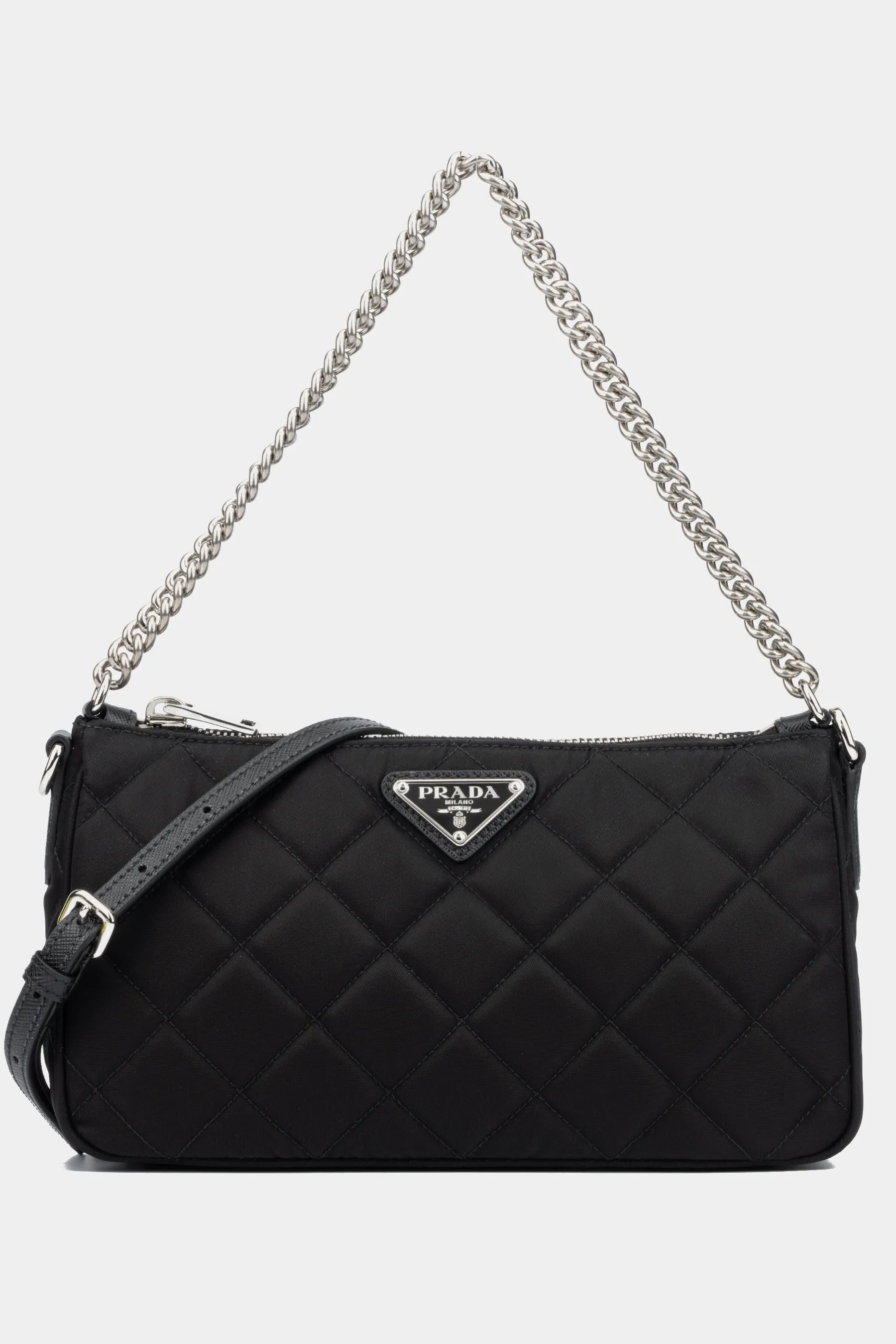 Quilted Chain Crossbody Bag