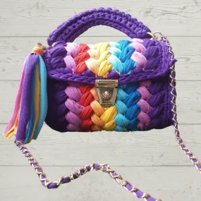 Shiroli Handmade Purple Tint Bag