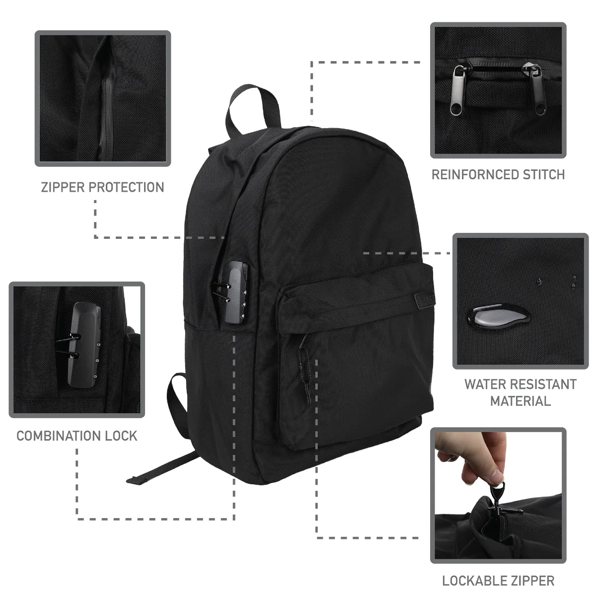 Smellproof & Lockable DL Backpack