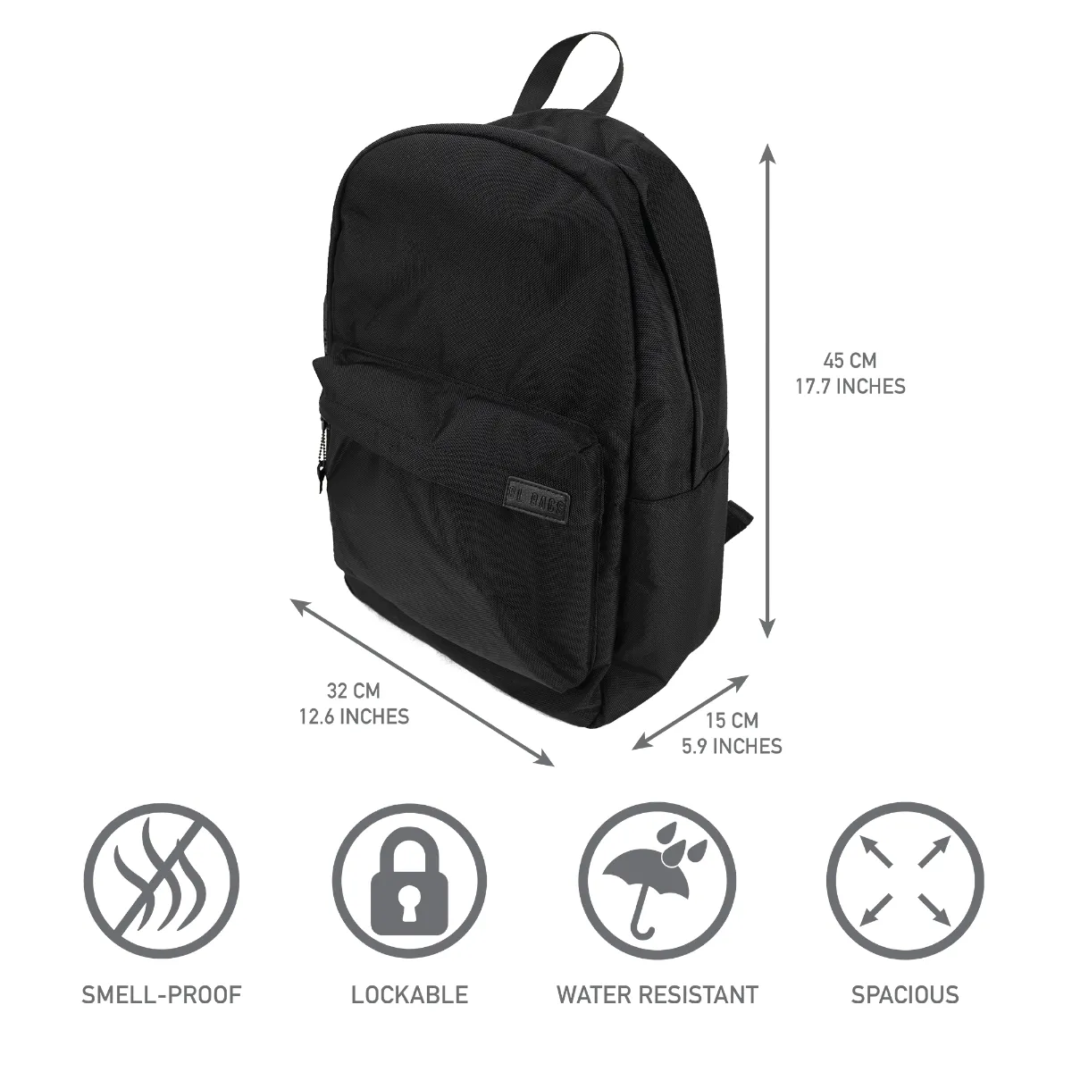 Smellproof & Lockable DL Backpack