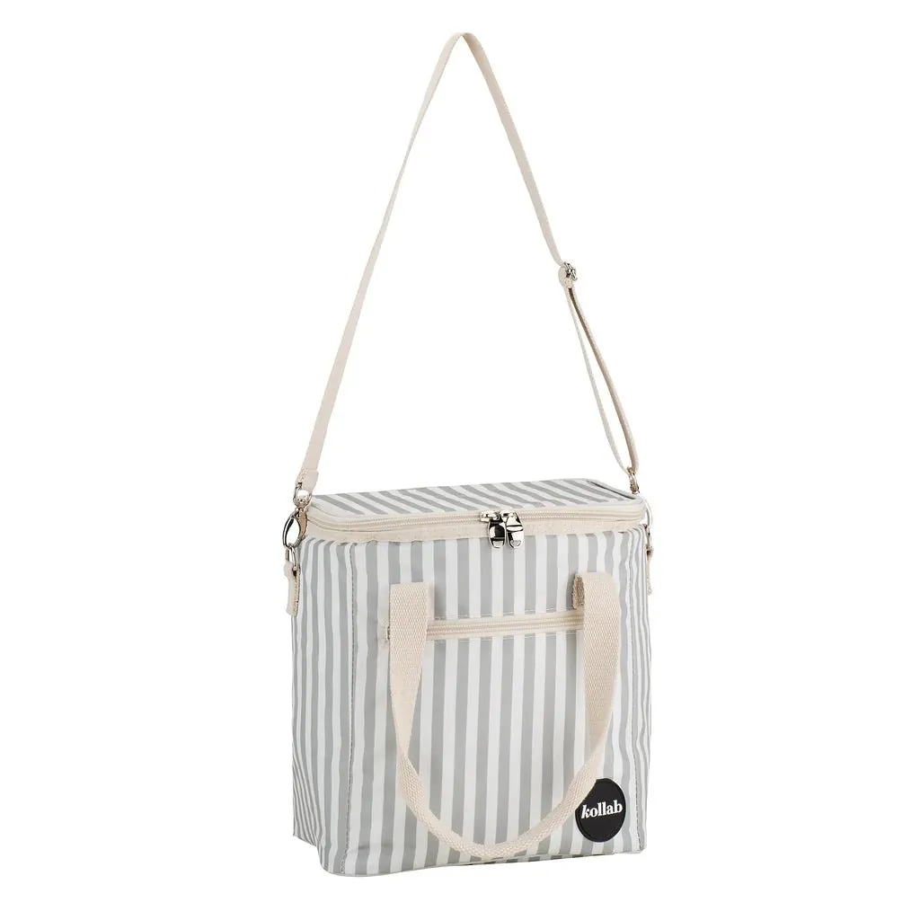 Striped Mini Cooler Picnic Bag