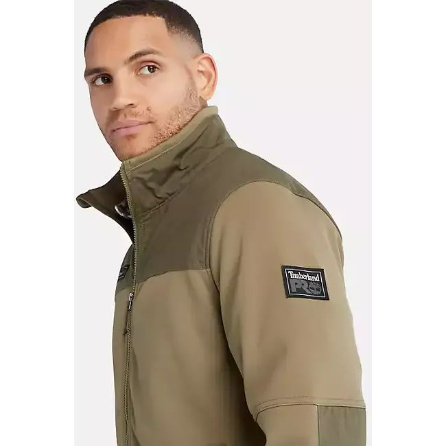 Timberland Pro Men's Trailwind Full Zip Fleece Jacket -Burnt Olive- TB0A644N360