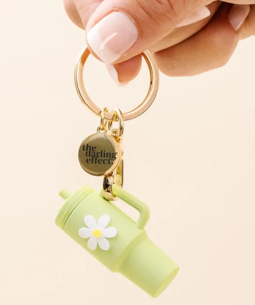 Tiny Tumbler Keychain - Green