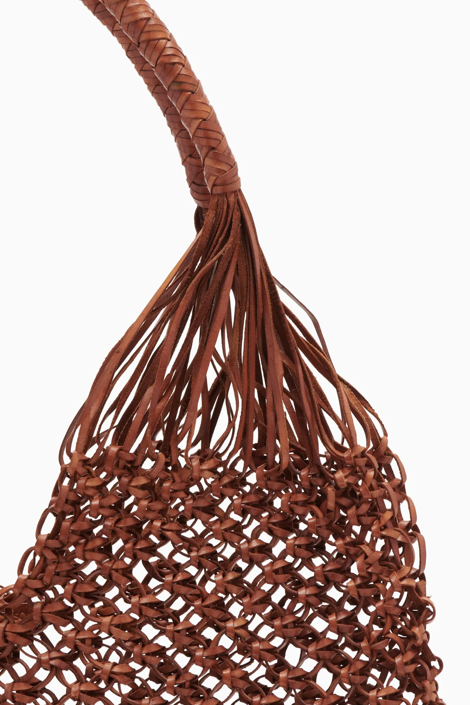 Tulia Large Knotted Hobo - Pecan Brown