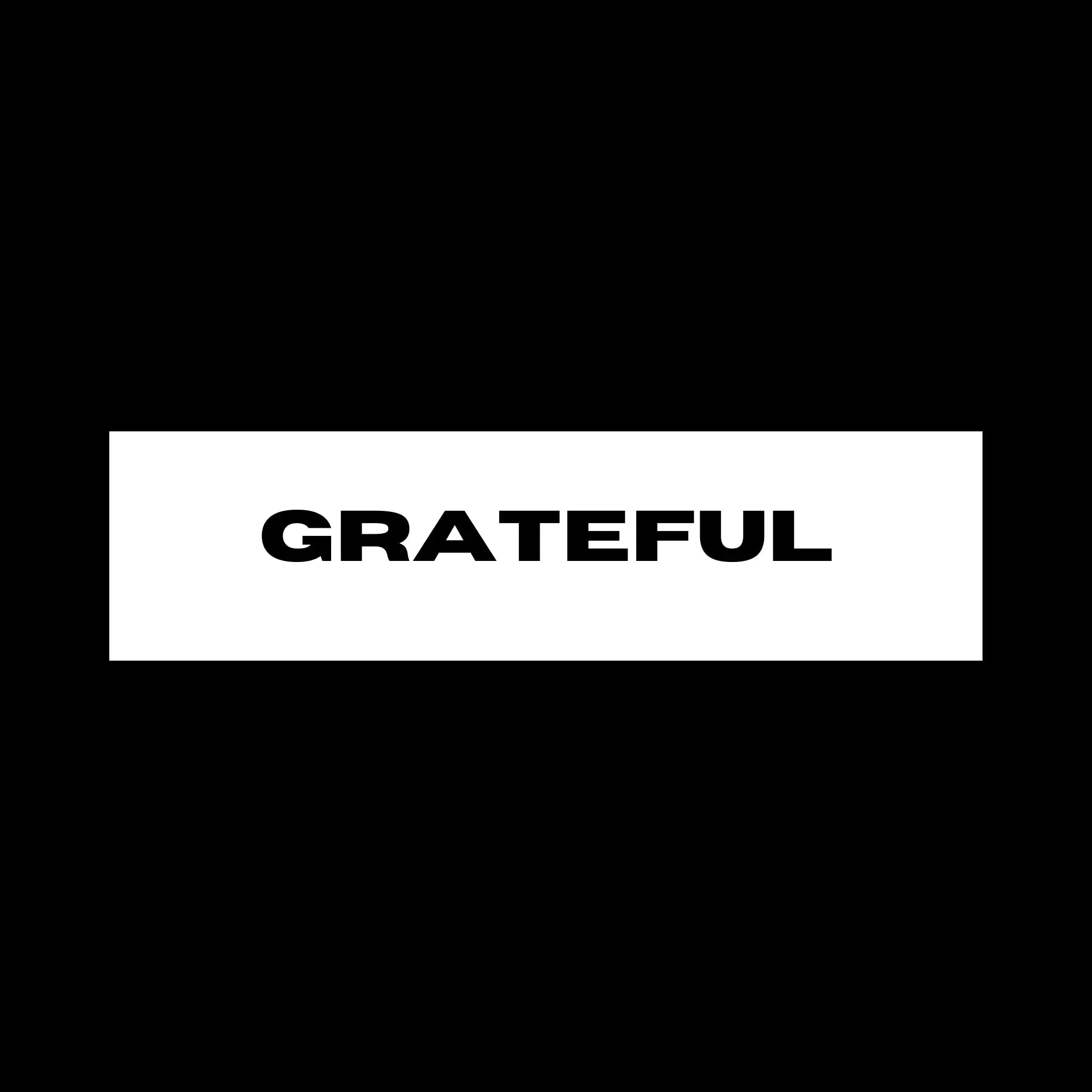 VELCRO PATCH - GRATEFUL