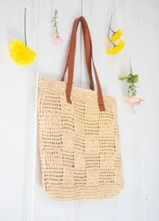 VICKI WEAVE BEACH BAG