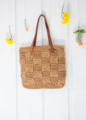 VICKI WEAVE BEACH BAG